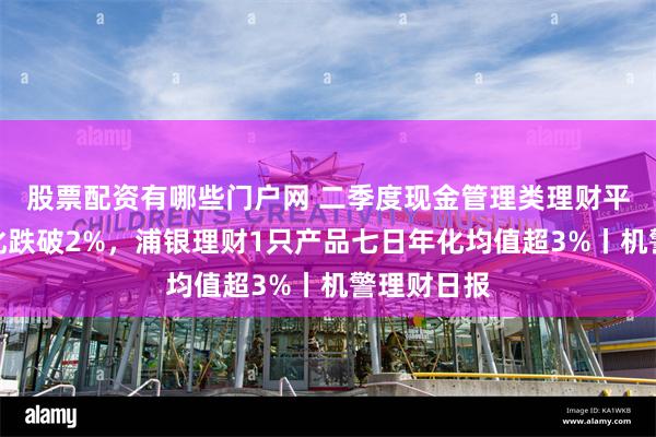 股票配资有哪些门户网 二季度现金管理类理财平均七日年化跌破2%，浦银理财1只产品七日年化均值超3%丨机警理财日报