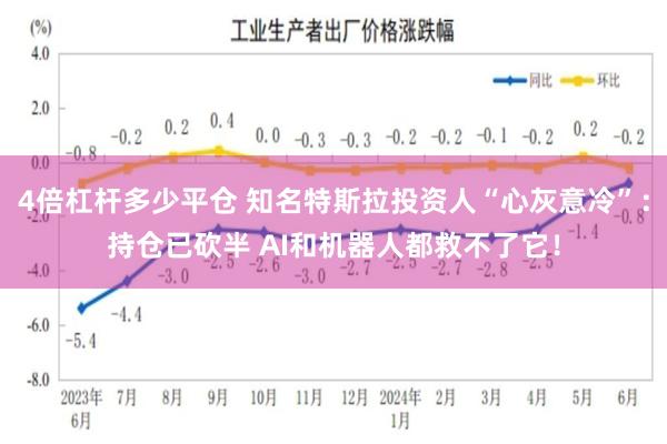 4倍杠杆多少平仓 知名特斯拉投资人“心灰意冷”：持仓已砍半 AI和机器人都救不了它！