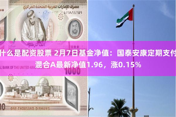 什么是配资股票 2月7日基金净值：国泰安康定期支付混合A最新净值1.96，涨0.15%